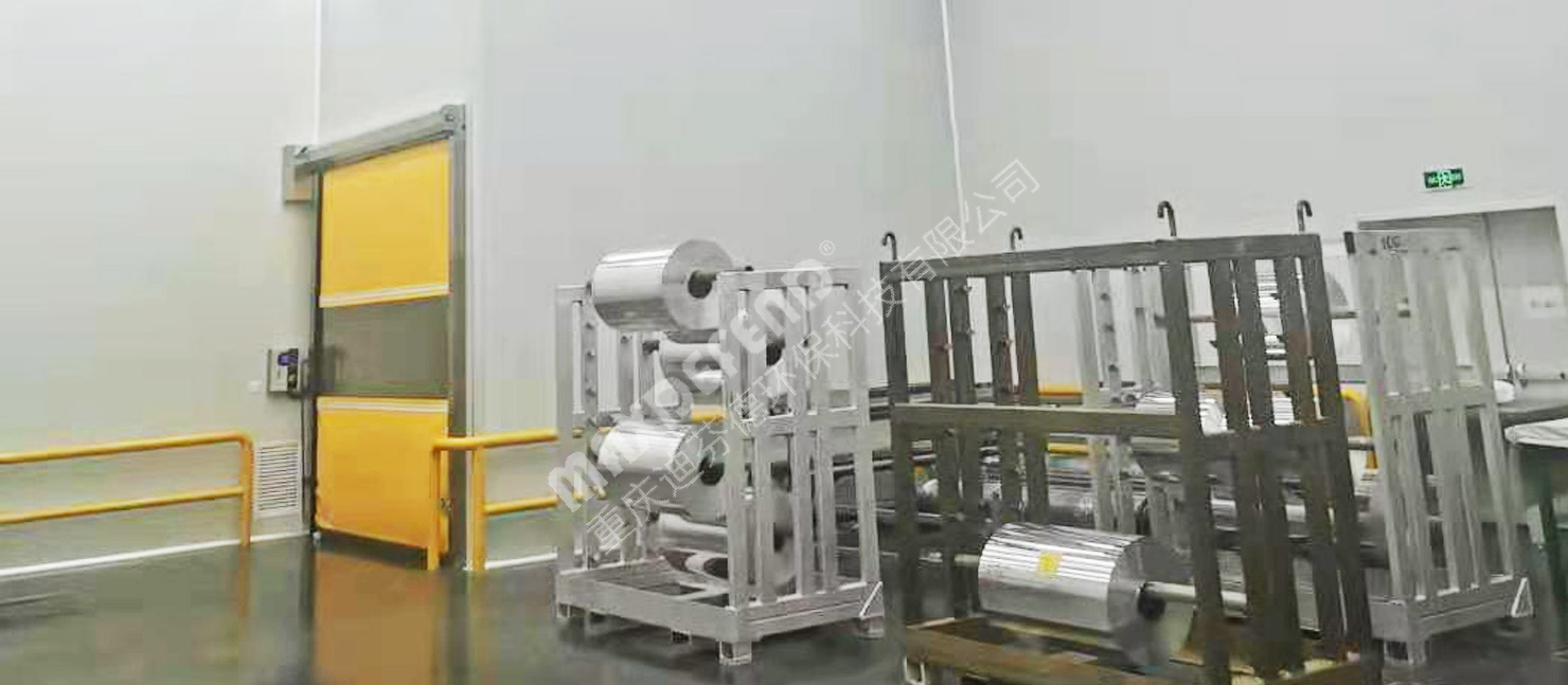 鋁箔分切十萬級凈化車間安裝工程